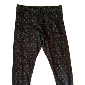 LC Lauren Conrad - Disney - Snow White Leggings - Gray w/ Glitter - L